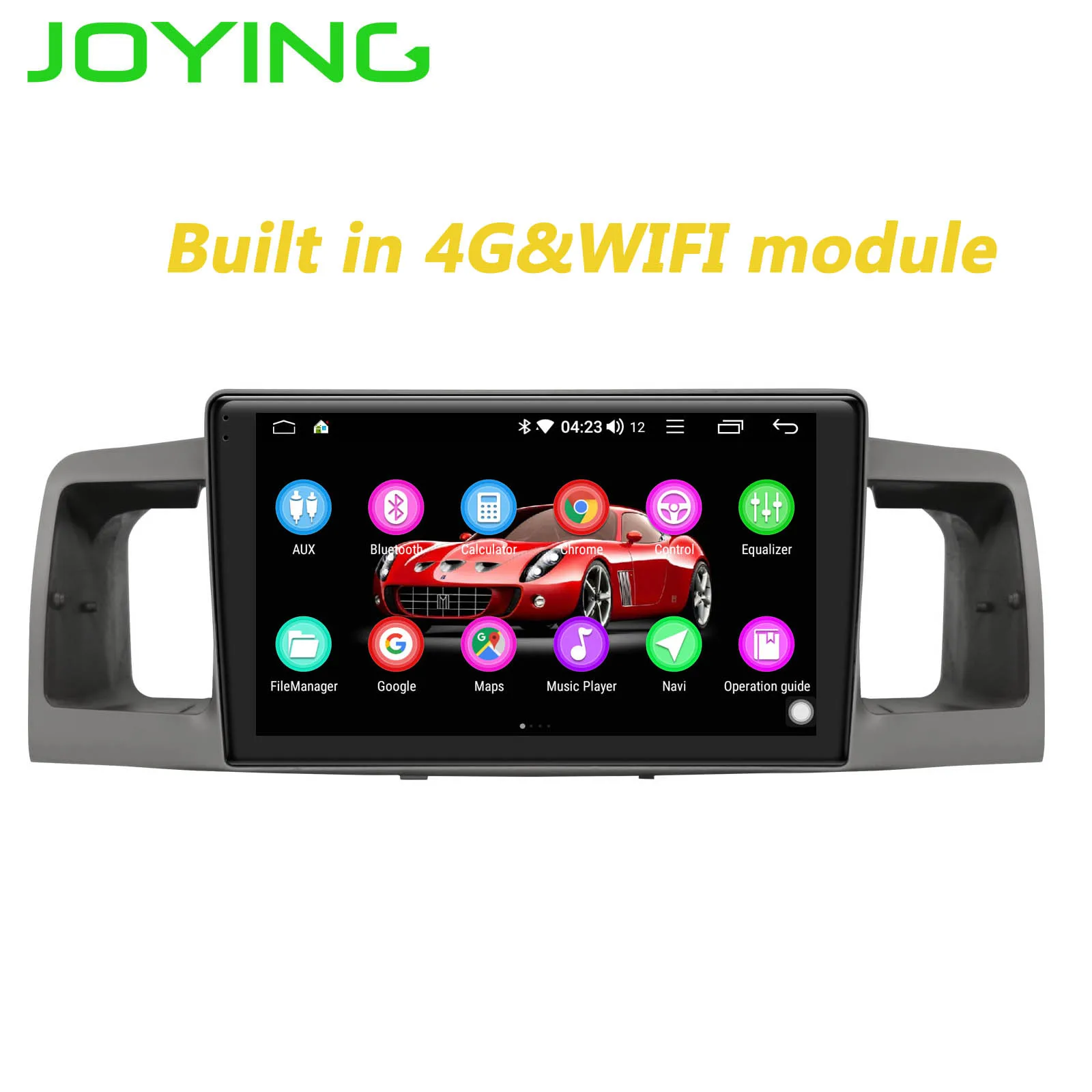 JY-TO159N3G Радуясь Android 8,1 Восьмиядерный автомобильный Радио плеер 2 Гб+ 32 ГБ аудио головное устройство стерео gps DSP для Toyota Corolla EX/E120 2003-2011 " ips - Цвет: JY-TO159N3G