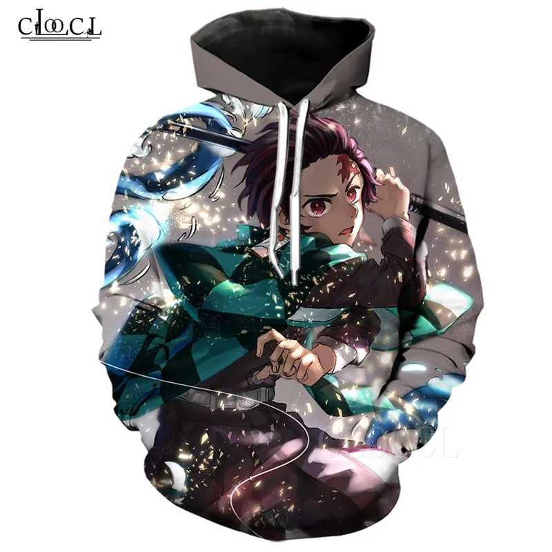 Толстовки Ghost Blade, Мужская и Женская толстовка, Harajuku, худи, пуловеры, Demon Slayer, 3D принт, Осенние повседневные негабаритные толстовки, пальто