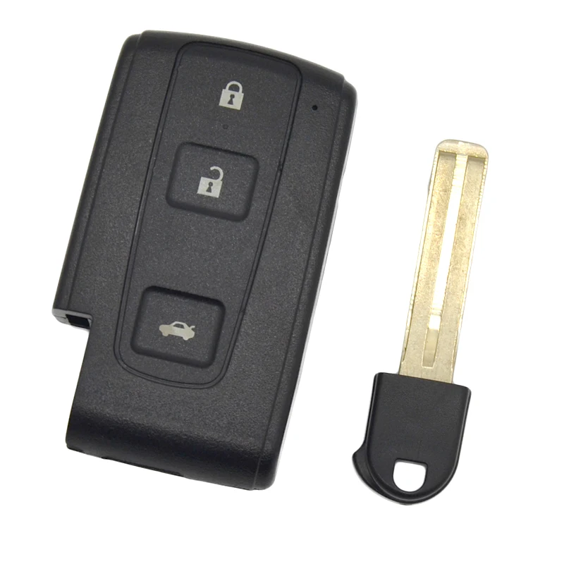 TO0050 Smart key shell 3 кнопки Брелок чехол для Toyota Avensis Crown Verso Prius пульт дистанционного управления Замена