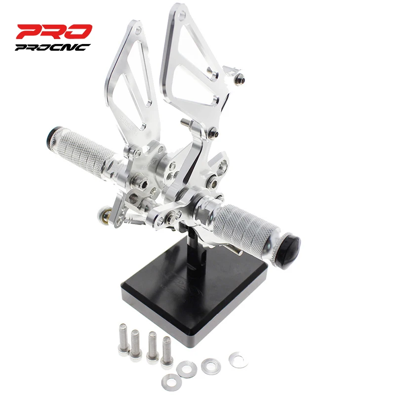 

For SUZUKI GSX1300R HAYABUSA 1999-2015 Adjustable Aluminum Motorcycle Footrest Rearset Footpeg Rear Set Footrest Foot Peg New