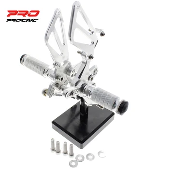 

For SUZUKI GSX1300R HAYABUSA 1999-2015 Adjustable Aluminum Motorcycle Footrest Rearset Footpeg Rear Set Footrest Foot Peg New