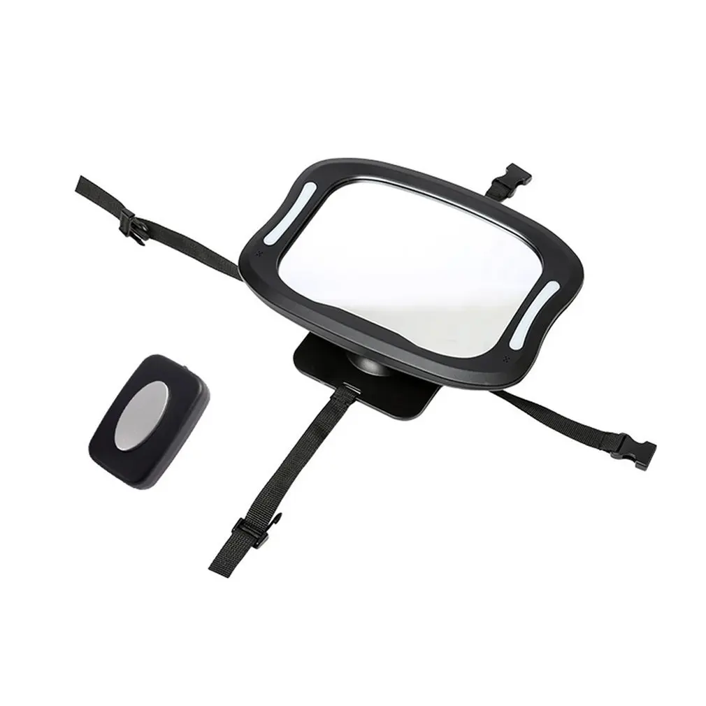  New Car Rear View Mirror Child-Assisted Remote Control Light Viewing Mirror Child Safety Seat Rear 