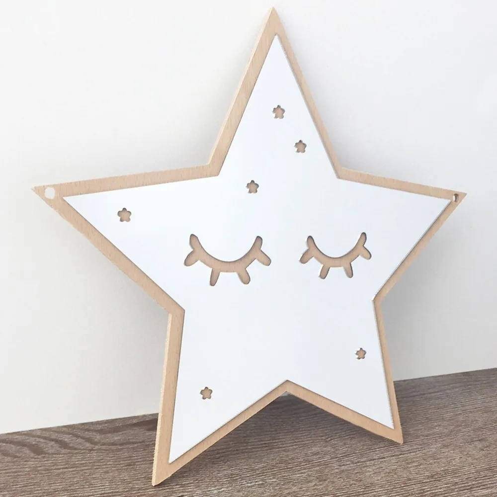 28x26 см DIY можно повесить детский сад детская комната звезда декоративное зеркало Дерево Зерно трехмерное зеркало настенные наклейки
