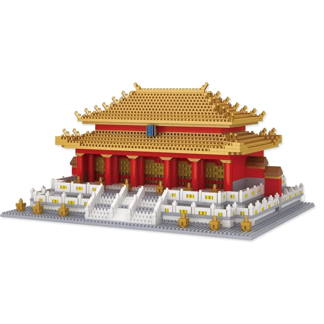 I built a pagoda palace out of the new blocks