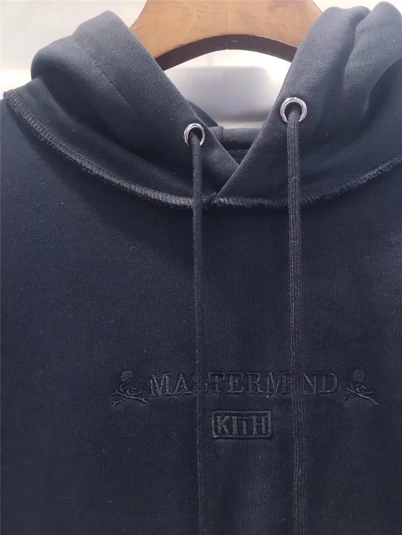 KITH Серый худи Осень Зима Высокие Качественные свитшоты осень зима KITH уличный пуловер