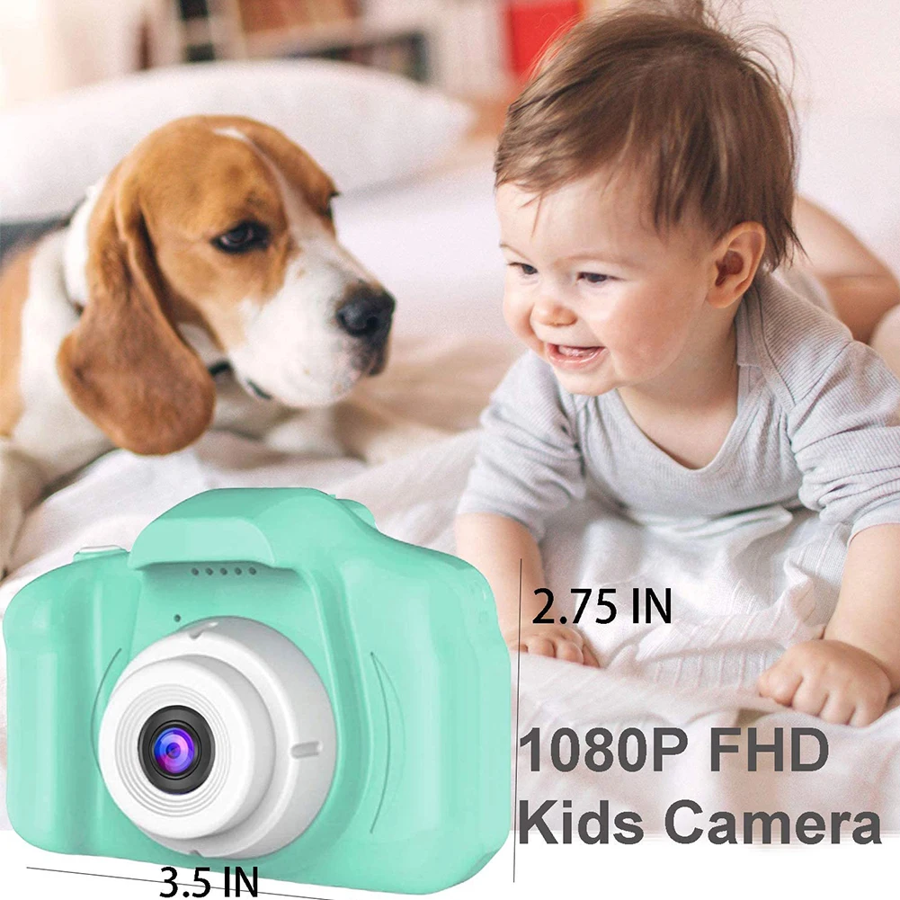 Mini Cartoon Photo Camera Toys HD Screen Childrens Digital Camera Video Recorder Camcorder Toys for Kids Girls Gift