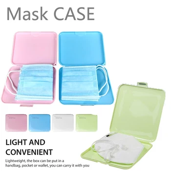 

Pollution Prevention Organizer Save mask Storage Box Boxes Portable Face Mask Storage Bag Travel Home Case Safety