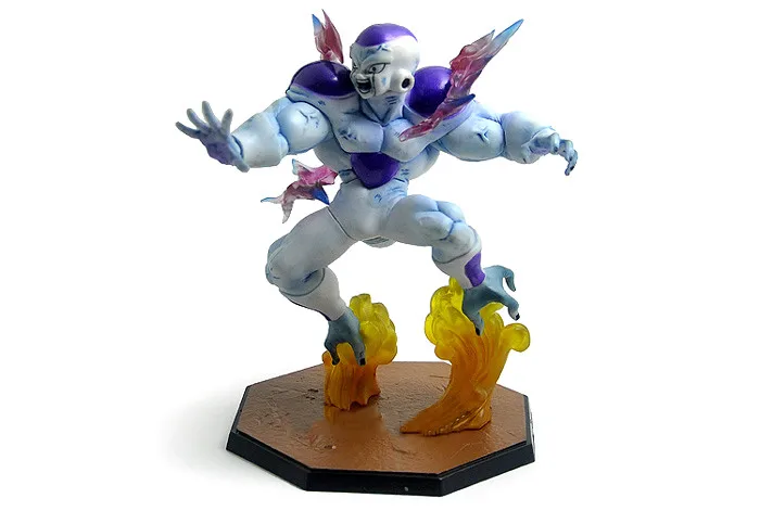 С рисунками из комикса «Жемчуг дракона Z фигурку воскресение F Golden Frieza Фриза экшн-фигурка Dragon Ball Z фигурка морозильник DXF Модель Коллекция - Цвет: 15cm-O opp bag