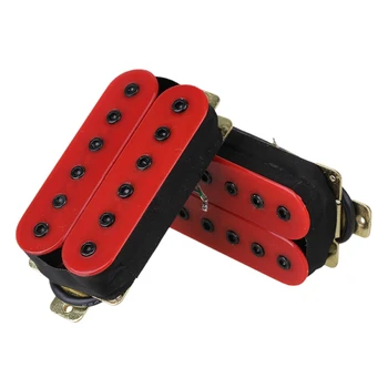 

Dropship-Ceramic Magnet Red Noiseless Guitar Humbucker Bridge Neck Pickup Set