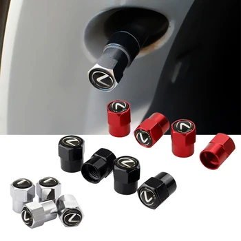 

4Pcs/set Car Tyre Air Tire Valve Cap Dust Cover For Lexus ES300 RX330 RX300 GS300 IS250 IS200 CT200h GX470 NX RX Car Styling
