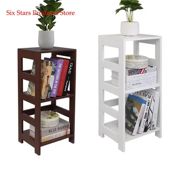 

Two colors 3 Shelf Bookshelf Rack Bookcase Shelf Storage Organizer Wooden