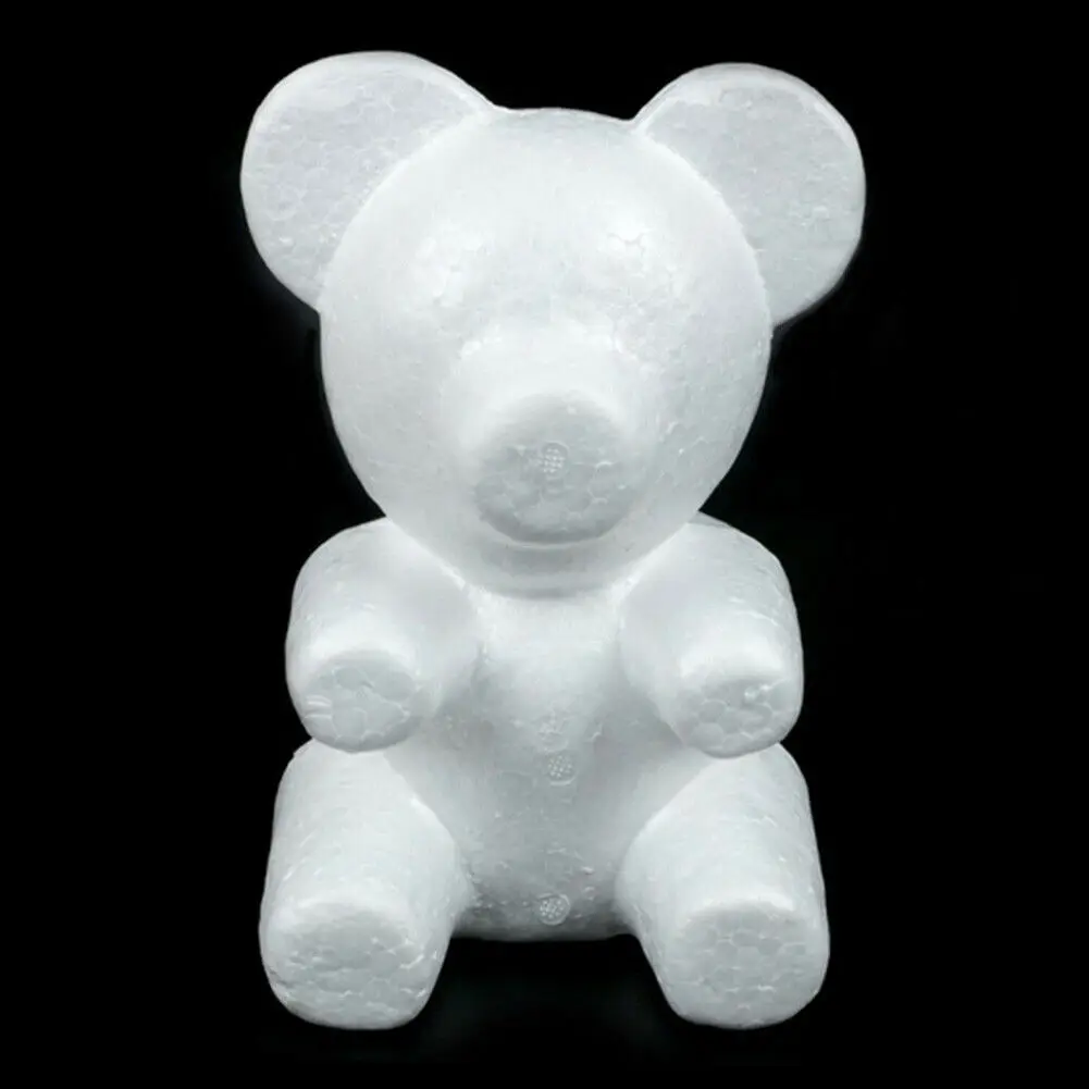 20cm Bear Пена медведь Моделирование вспененный пенополистирол набор «сделай сам» для Святого Валентина украшения 15/20 см куклы пены медведь Моделирование вспененный пенополистирол - Размер: 20cm Bear