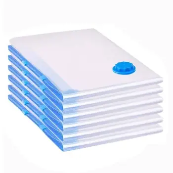 

Bag Storage Home Organizer Transparent Border Foldable Clothes Organizer Seal U90A