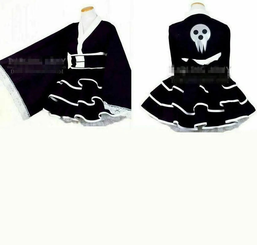 

Платье-кимоно для косплея с принтом мертвых детей