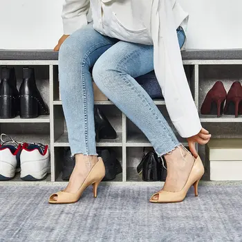 

Shoes Cabinet Shoe Rack Shelf Shoes Storage Organizer Shoebox Storage stool Shoe changing stool