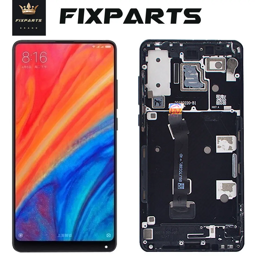Черный экран для Xiaomi Mix 2S жк дисплей Mix2S сенсорный дигитайзер стеклянная панель