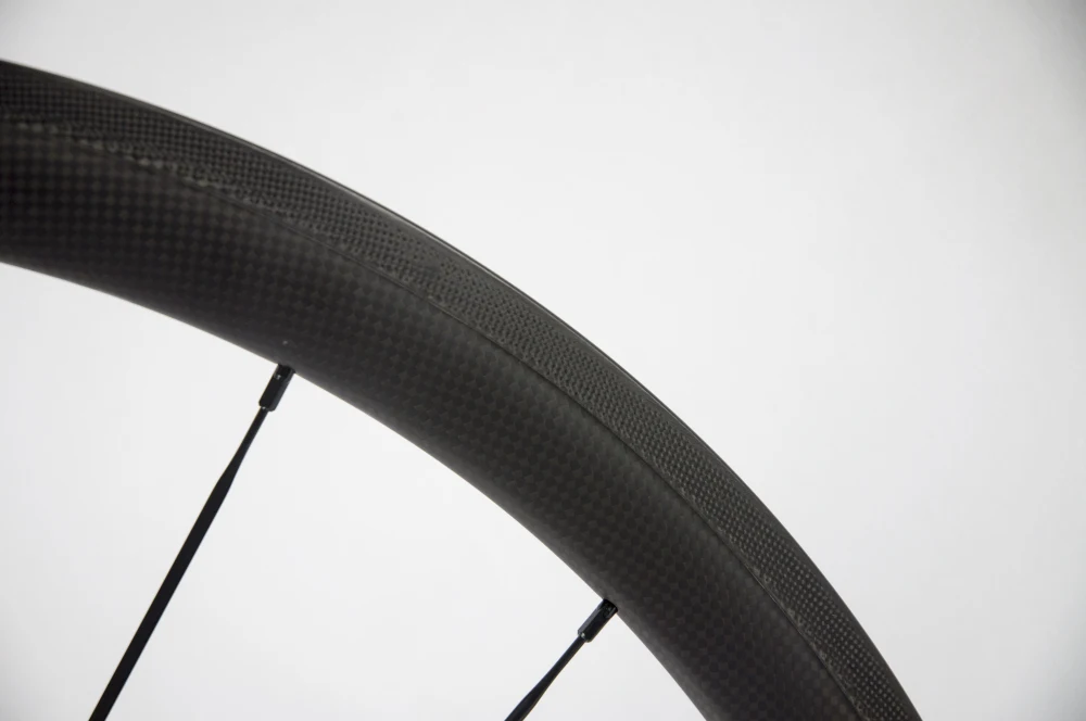 Cheap Full 700C Carbon Road  Clincher bike  Wheels  38/50/60/88mm  Bicycle Wheelset3k Matte Basalt brake 8