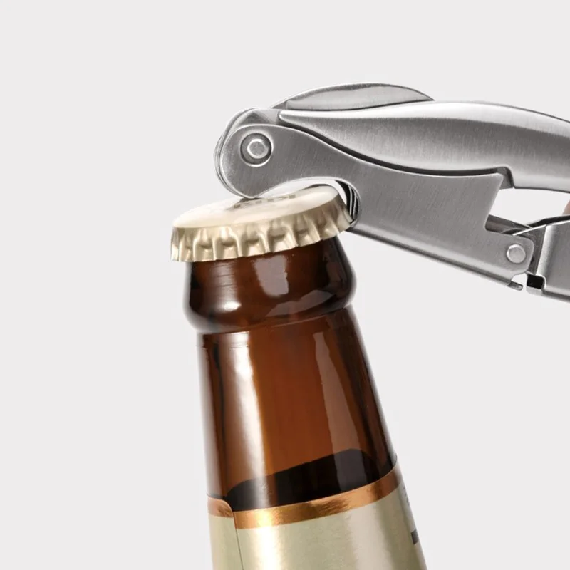 Youpin-서클 조이 스테인레스 스틸 소믈리에 나이프 전문 와인 오프너, 멀티 휴대용 스크류 오프너 병 맥주 오프너 도구