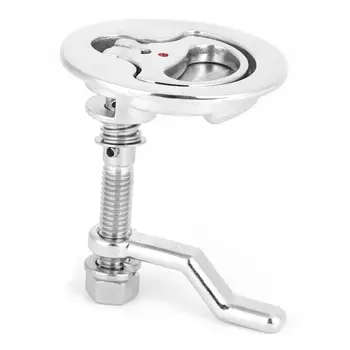 

rod holder 316 Stainless Steel Hatch Flush Pull Latch with Back Plate Marine Boat Hardware Accessories boat marine yacht