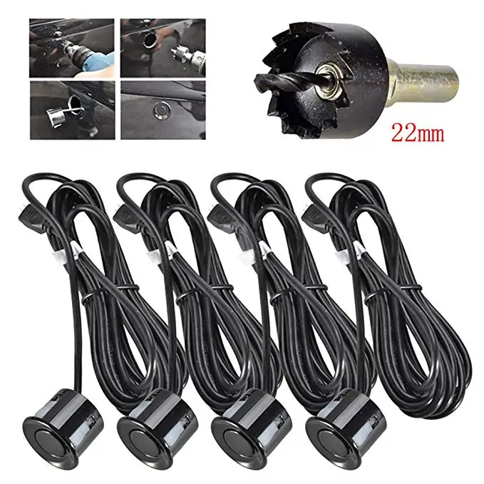 wireless Car Auto Parktronic Parking Sensor System With 4 Sensors Reversing Car Parking Radar Monitor Detector LED Display