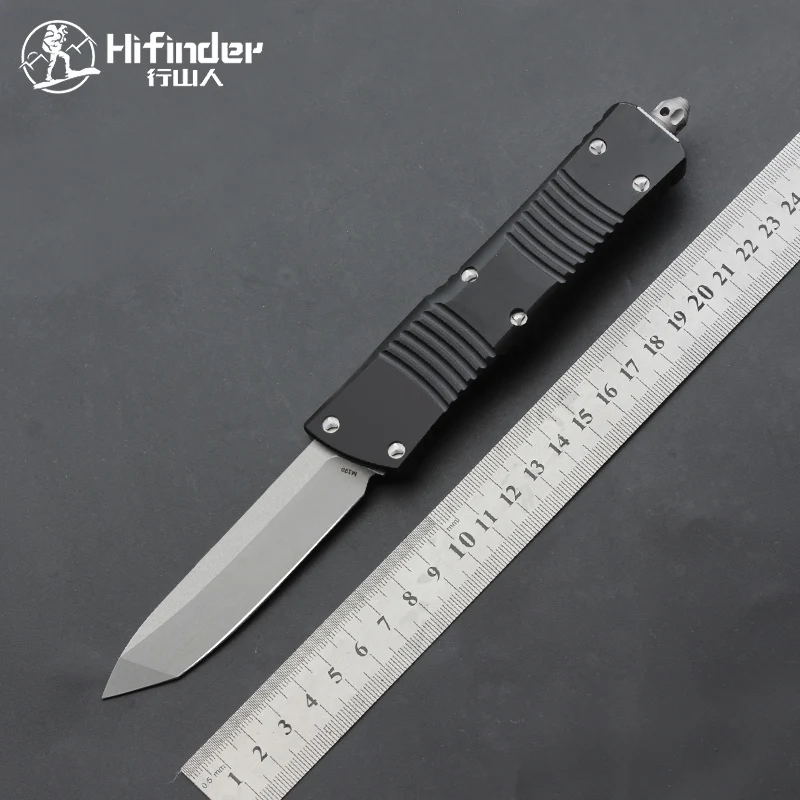 

Hifinder outdoor self-defense tool D2 blade aluminum handle survival EDC camping hunting outdoor kitchen tool key utility knife