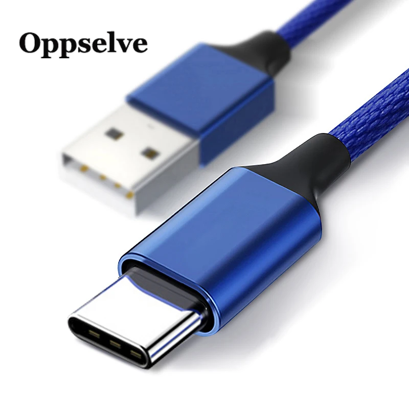 

Oppselve USB Type C Cable For Samsung S10 9 Huawei Mate 30 20 Lite Pro P30 20 Pro Fast Charge Type-C Mobile Phone Charging Wire