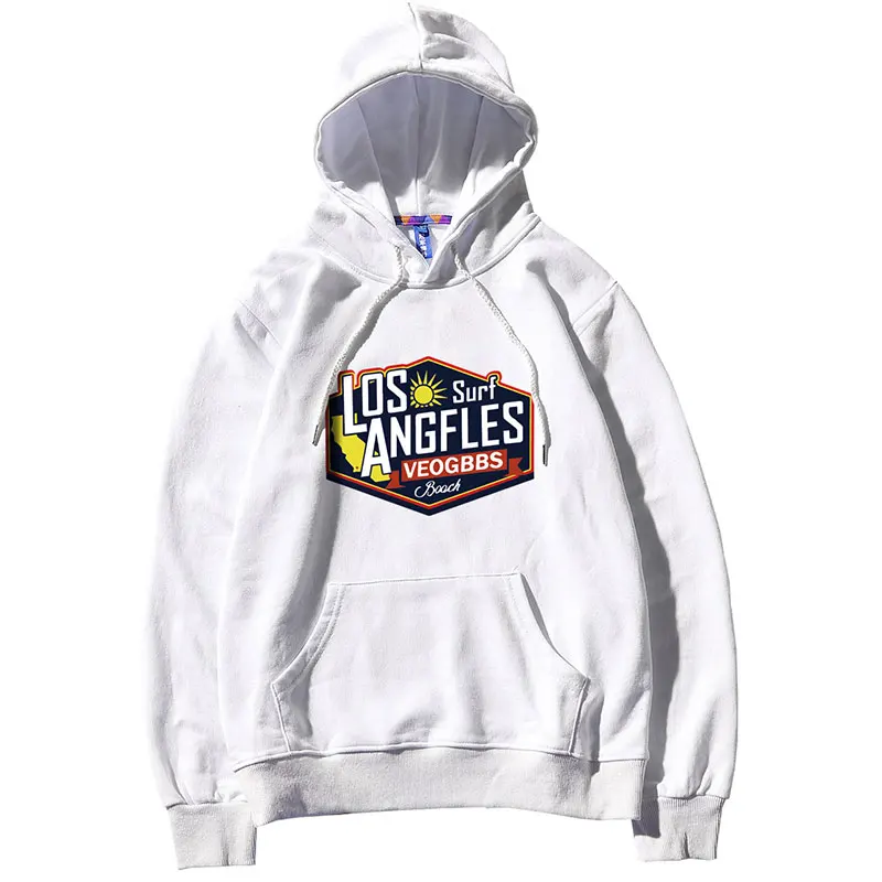 

New Fashion Hoodie Streetwear Hip Hop Print Hooded Hoody Men's Hoodies Drawstring Pocket Sweatshirts Plus Size White