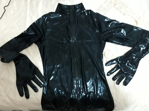 Женский сексуальный боди из искусственной кожи костюм женщины кошки Wetlook