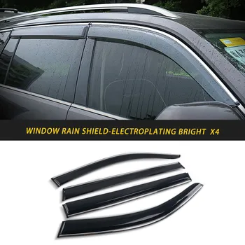 

CARMANGO for Volkswagen VW Atlas 2017-2019 Car Styling Window Rain Shade Protector Cover Trim Frame Sticker Exterior Accessories