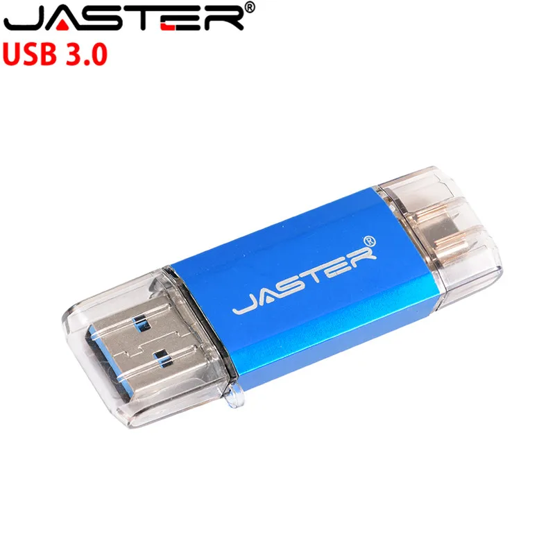 JASTER OTG 2 в 1 USB флеш-накопители USB3.0 &amp Type-C 256 ГБ 128 Гб 64 32 16 Pendrives Dual Pen Drive Cle | Компьютеры