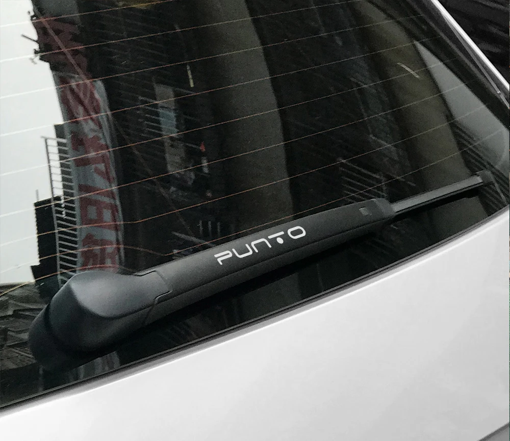 4 шт. креативные наклейки на окна автомобиля для Fiat Punto Светоотражающие Виниловые Наклейки для декора водонепроницаемые накладки авто аксессуары
