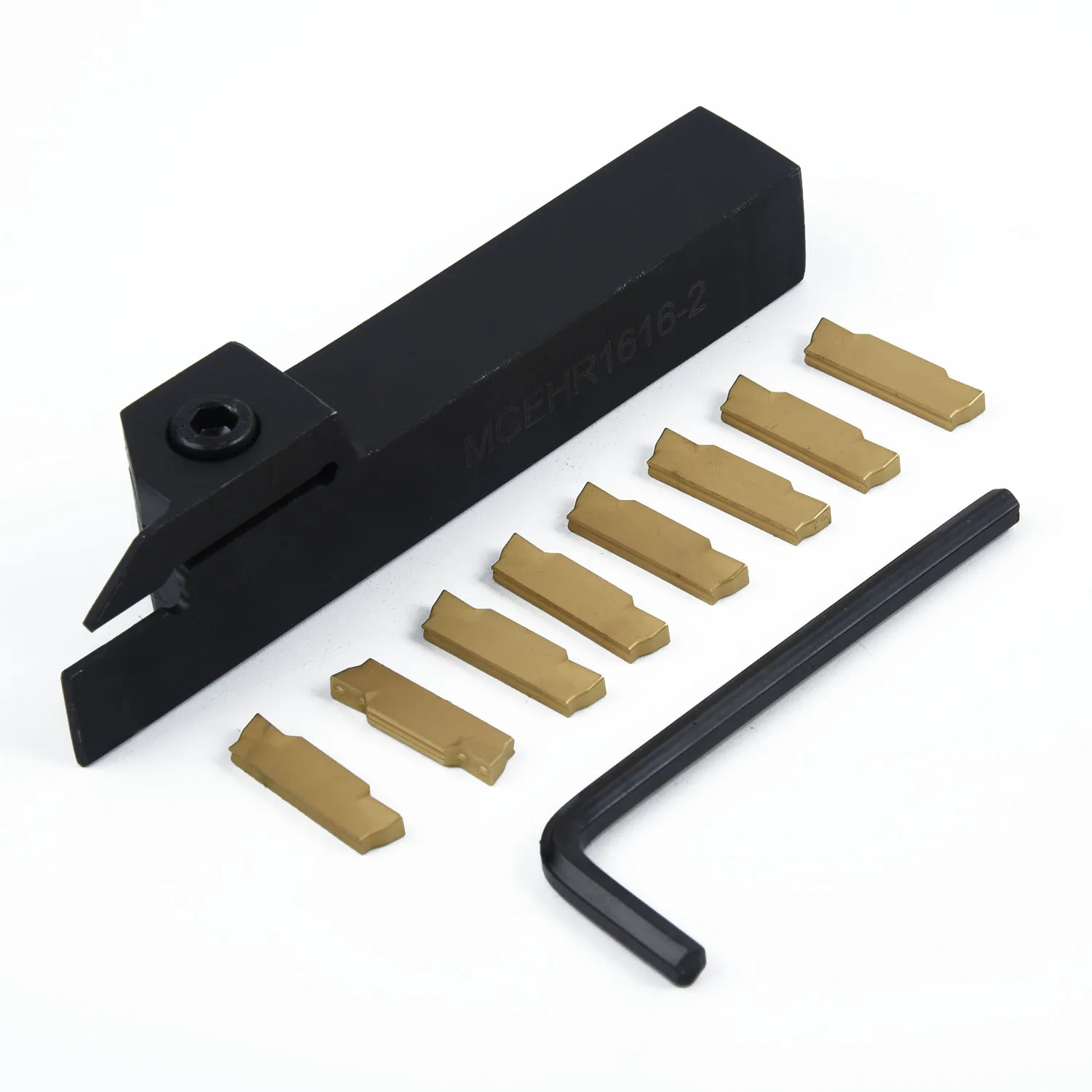 

Set Of 16mm Lathe Turning Tool Holder Boring Bar + Wrench + Carbide Insert