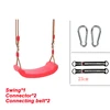 Children Swing Sport Toy Durable Plastic Hard Board Adjustable Sitting Plate Colorful Swing Kids 4