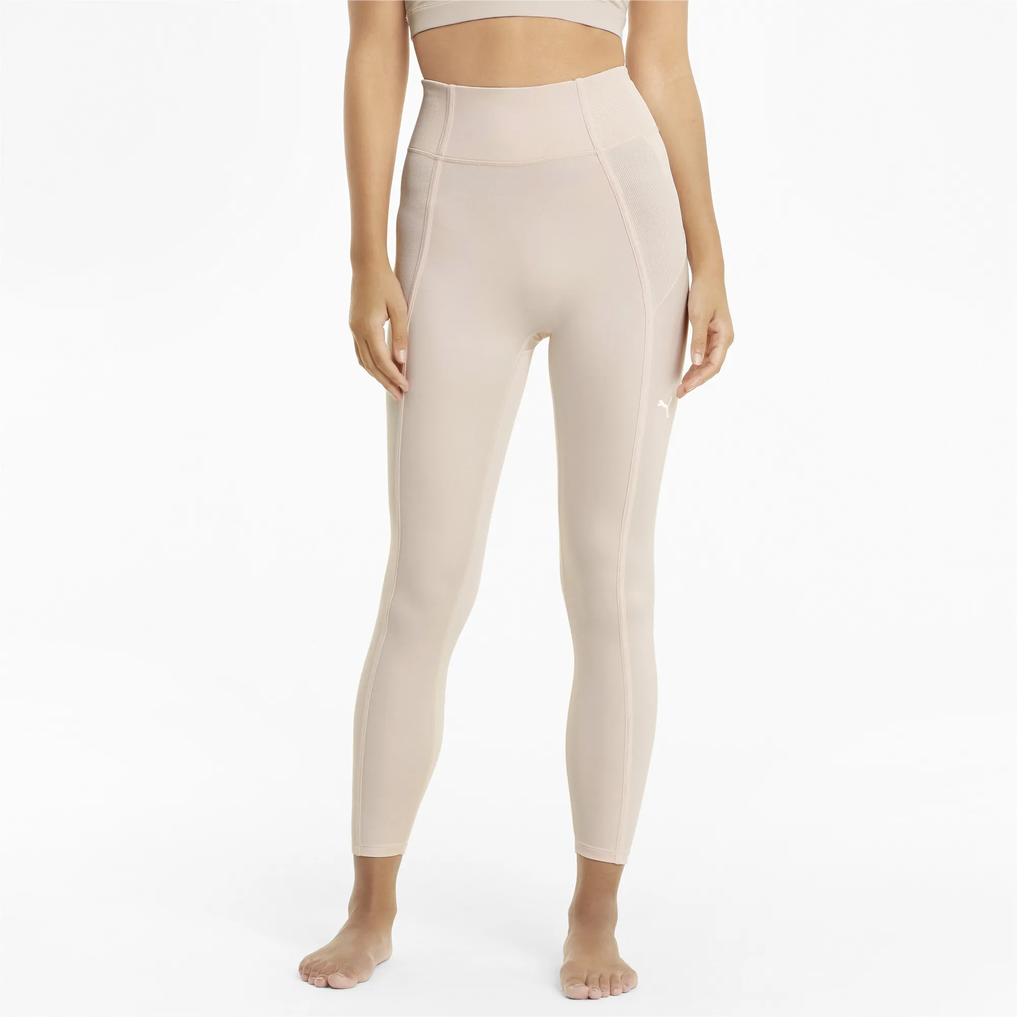 Leggings PUMA Studio Side Ribbed High Waist 7/8 WomenTraining female pants  clothing for fitness sportswear underwear пума cougar Puma puma|Leggings| -  AliExpress