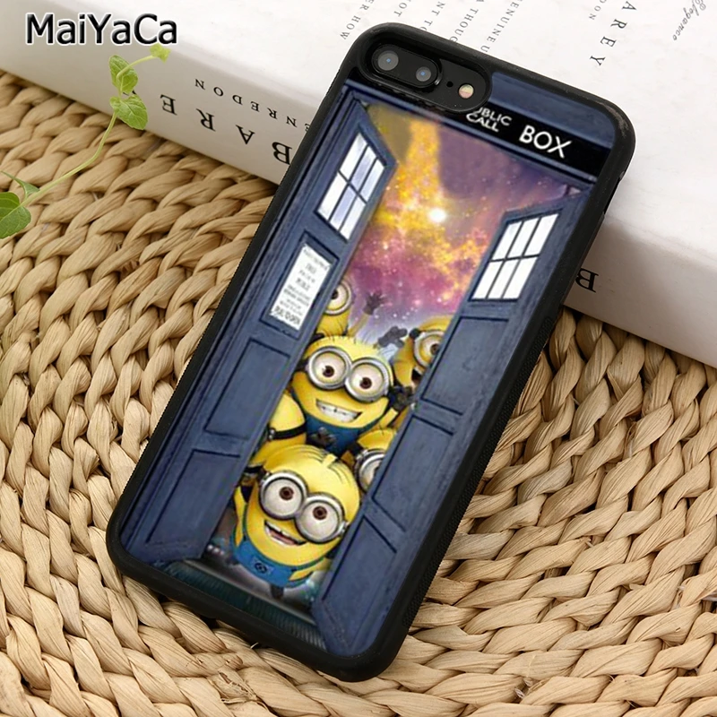 MaiYaCa ТАРДИС доктор Гадкий я Миньоны чехол для телефона для iPhone 5 6 7 8 plus 11 Pro X XR XS Max samsung Galaxy S7 S8 S9 S10