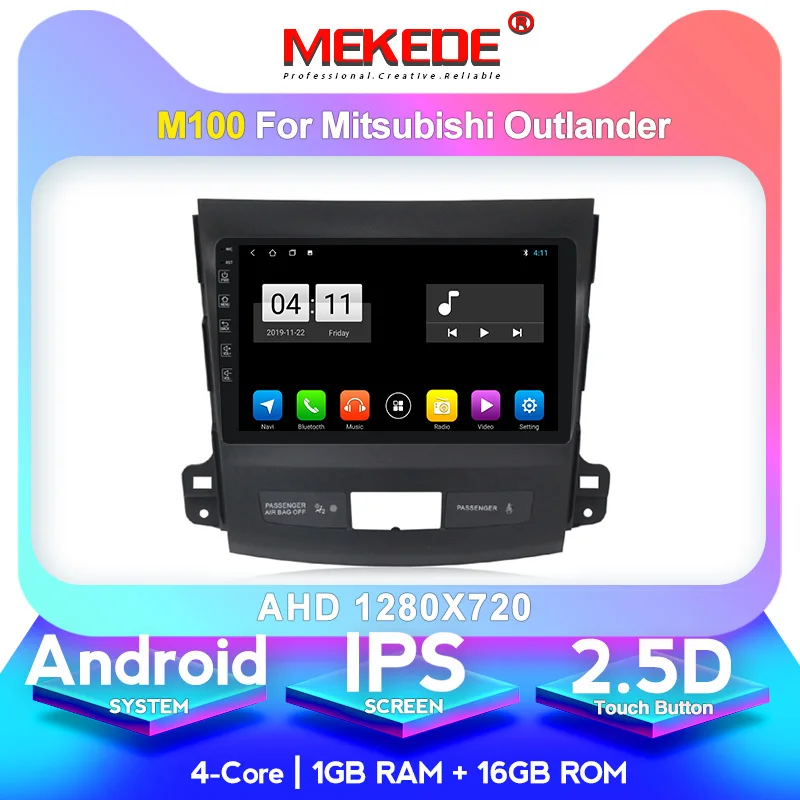 16G MEKEDE 4G LTE 9853 4G 8 ядерный автомобильный Радио мультимедийный плеер навигация gps для Mitsubishi Outlander xl 2 2005-2011 2din без DVD - Цвет: 16G