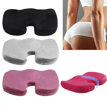 

Memory Foam Seat Cushion Bolster Relief Chair Solution Coccyx Pain Orthopedic