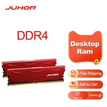 Juhor Memoria DDR4 4Gb 8Gb 16Gb 3000Mhz 2666Mhz 2400Mhz Geheugen 16Gb 3200Mhz ram Desktop Herinneringen