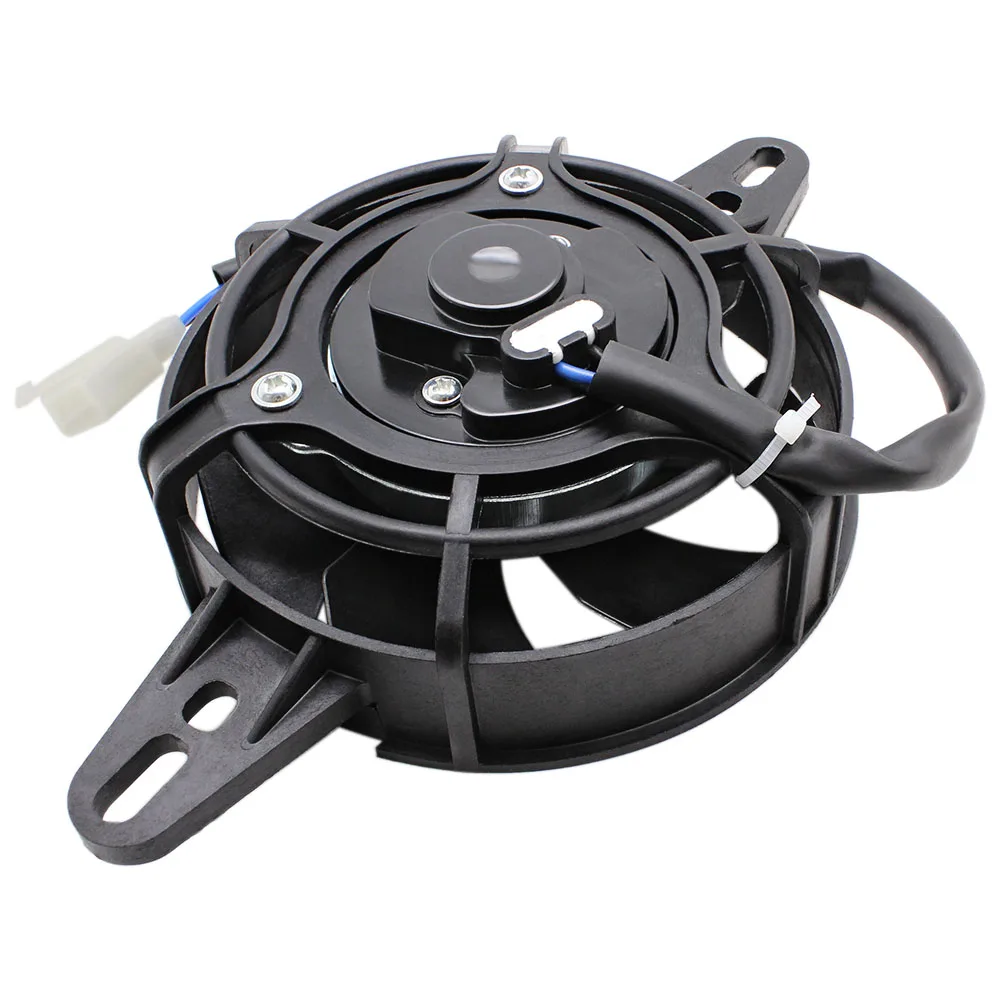Motorcycle Cooling Fan Dirt Pit ATV Quad Oil Cooler Water Cooler Radiator Electric 12V For 200cc 250cc 300cc
