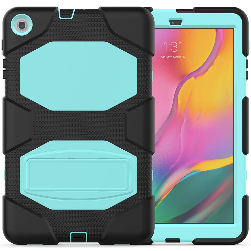 Для Samsung Galaxy Tab A 10,1 T510 T515 чехол для планшета встроенный Kickstand PC+ силиконовый чехол ударопрочный чехол для планшета Coque