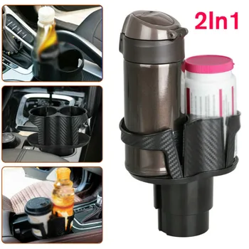 

Car Cup Holder Seat Drink Bottle Beverage Organizer Truck Anti-fall Black