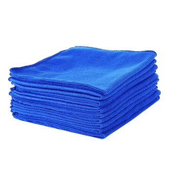 

10 PCS Microfiber Car Cleaning Towel Automobile Motorcycle Washing Glass Household Cleaning Small Towel For Home Car Accessories