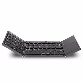 

VOBERRY Wireless Bluetooth Keyboard Folding Three-Section Mini Keyboard And Touchpad For Mobile Commerce Office