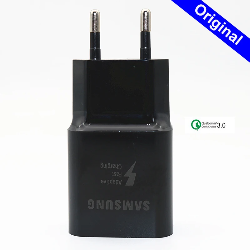 fast wireless charger Original Samsung Fast Charger 18W QC 3.0 Charge Adapter For Galaxy M21 A10 J3 J5 j7 A3 A5 A7 2016 Note 2 4 5 S4 S6 S7 EDGE Phone fast wireless charger