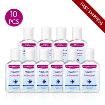 

2 OZ Disposable Hand Sanitizer Wash Hand Gel Travel Portable Size Adult Children Household Antibacterial Hand Sanitizers 10pcs
