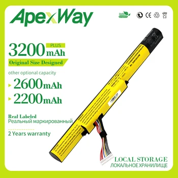 

Apexway Black 3200mAh Laptop Battery for Lenovo IdeaPad Z500 Z400A P400 P500 L12L4K01 L12S4E2 L12S4K01 L12M4E21 L12M4K0