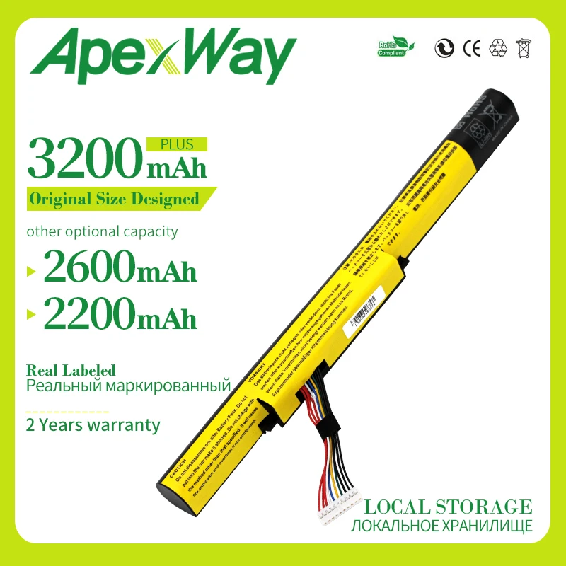 Apexway Black 30mah Laptop Battery For Lenovo Ideapad Z500 Z400a P400 P500 L12l4k01 L12s4e2 L12s4k01 L12m4e21 L12m4k0 Battery Cell Phone Charger Battery Pack For Pspbattery Charger Cell Aliexpress