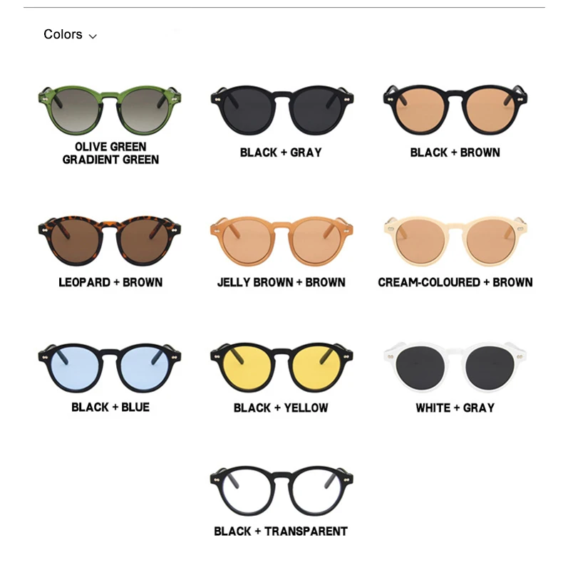 JackJad 2021 Fashion Miltzen Round Style Tint Ocean Lens Sunglasses Vintage Women Brand Design Sun Glasses Oculos De Sol S5166R black cat eye sunglasses