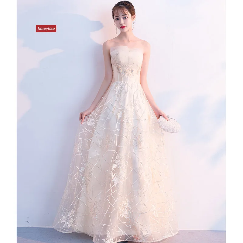 JaneyGao Long Porm Dresses
