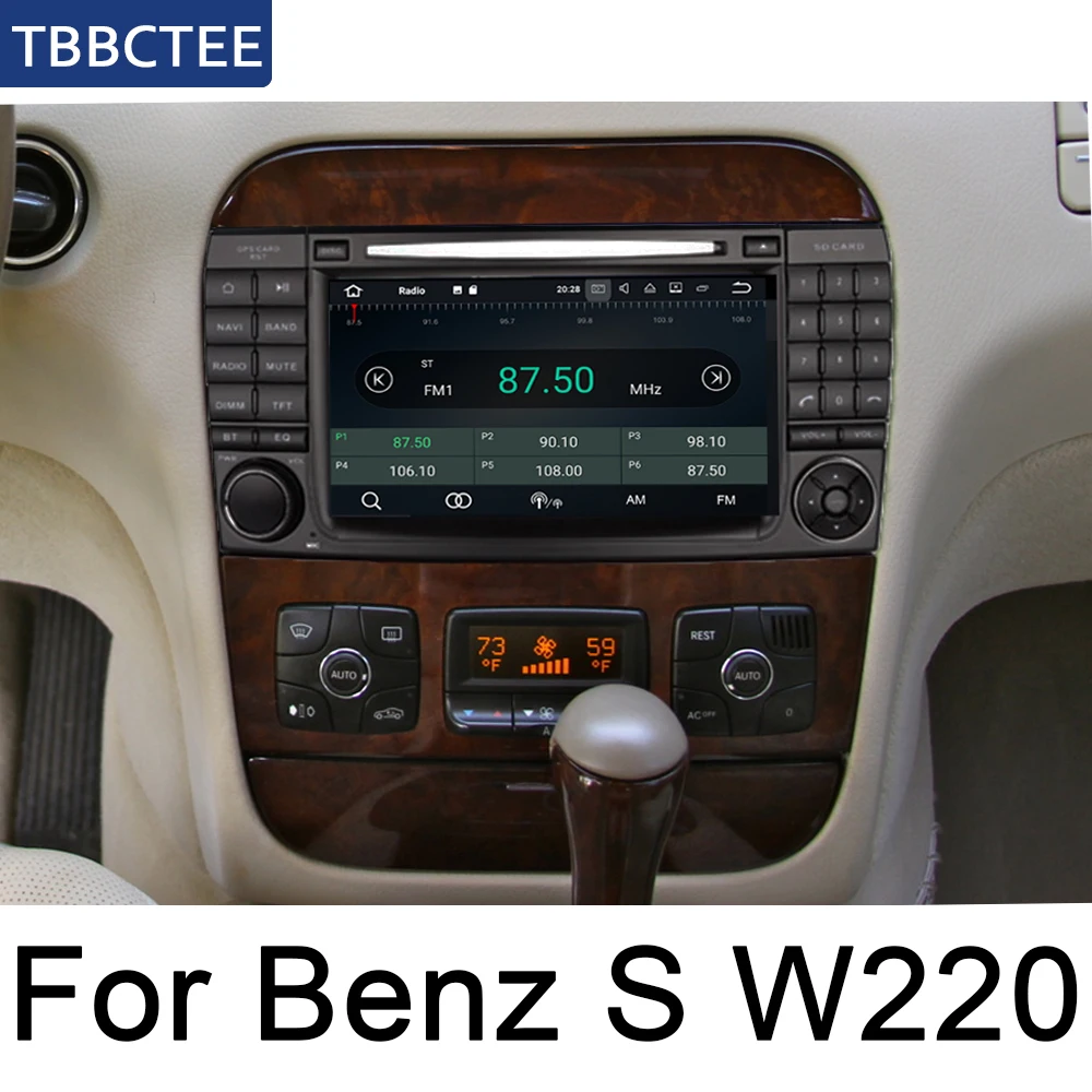 Для Mercedes Benz S Class W220 1995~ 2005 NTG Мультимедиа gps автомобильный dvd-плеер на основе Android навигационная карта автомобильное радио Wi-Fi Bluetooth карта